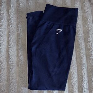 Gymshark  Navy Blue Seamless Leggings Size M